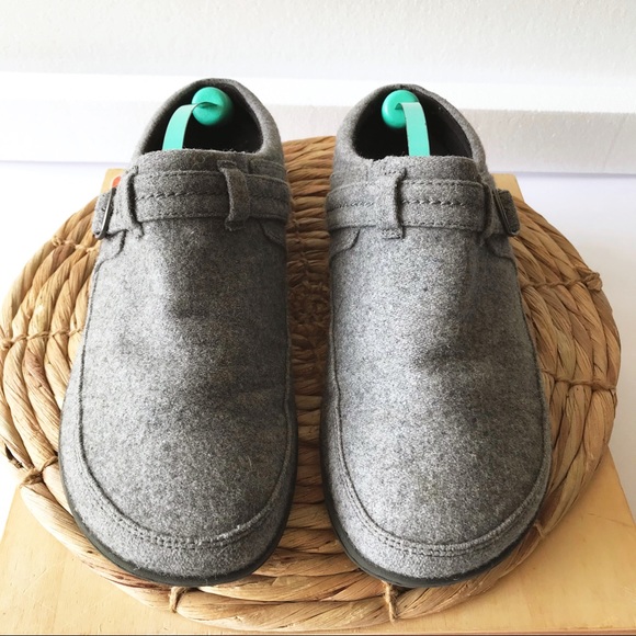 Merrell Grey Wool Kassie Buckle Slip On Shoe Sz 11 - Picture 5 of 8